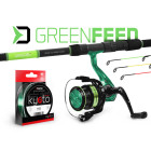 Feederový set Delphin GreenFEED 300cm/100g