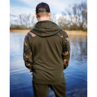 MIKINY FOX LW KHAKI/CAMO SPLIT ZIP HOODY